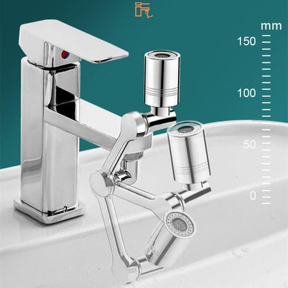 Rotating faucet extension